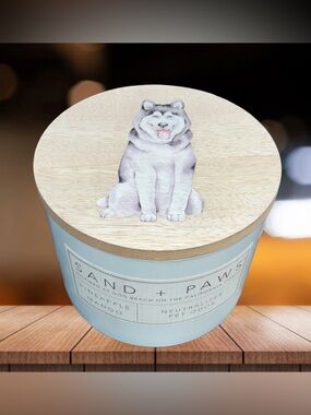 NEW! Sand + Paws Pineapple Mango 12 oz Scented Candle